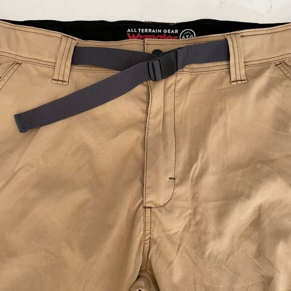 Wrangler By ATG Convertible Trail Jogger Outdoor Nylon Utility Pants Tan 36 x 32 - Picture 3 of 13